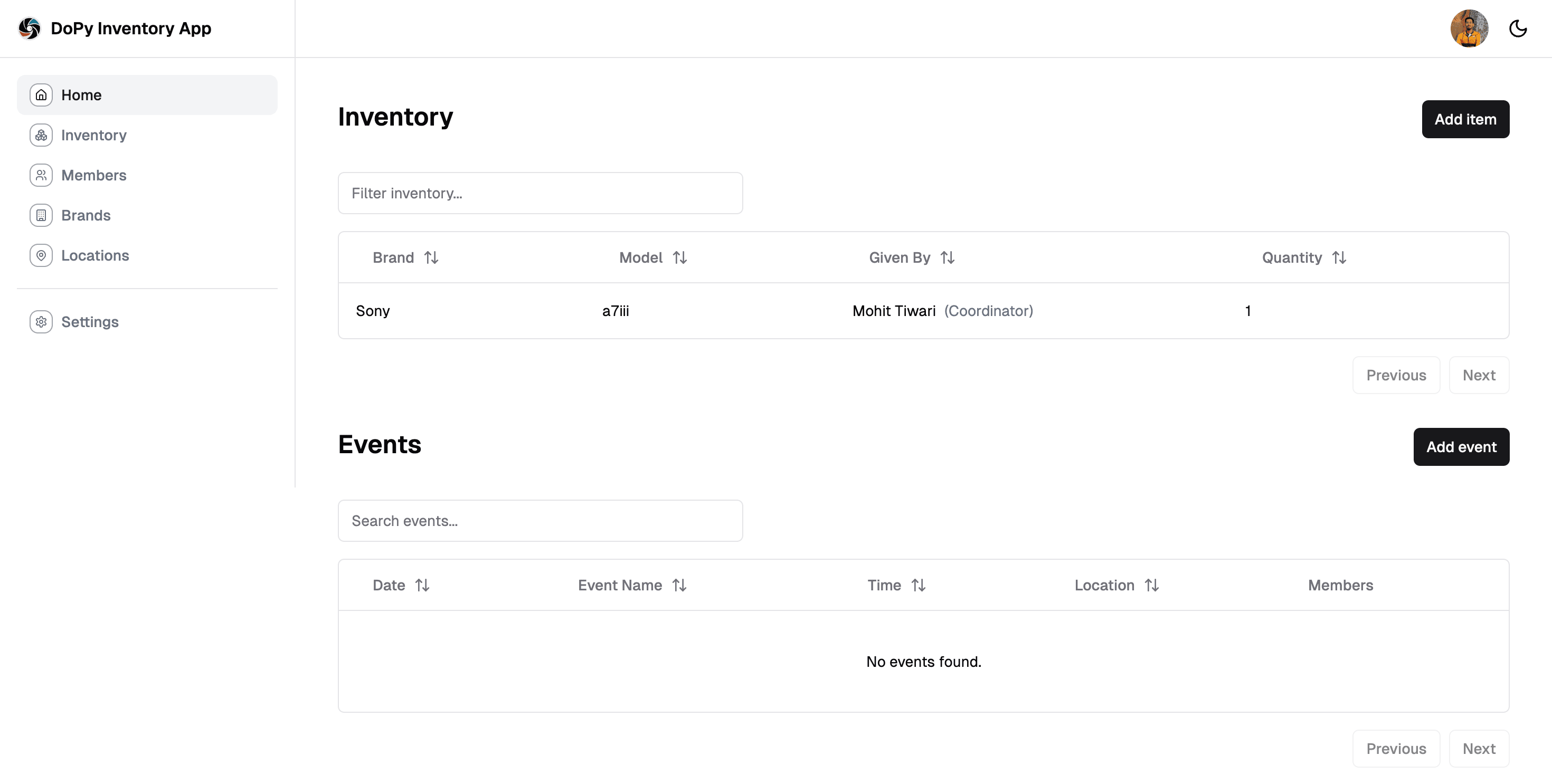 Nextjs Starter Kit Dashboard Preview